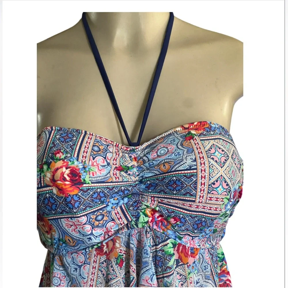 GOTTEX BY Profile Blush Turkish Delight Flyaway Tankini Top  & Bikini Bottom
